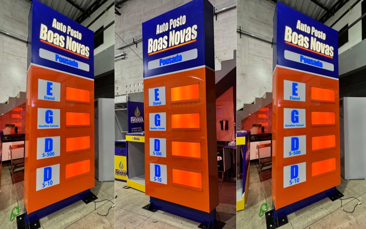 Placa de Preço - Boas Novas - Com Iluminação